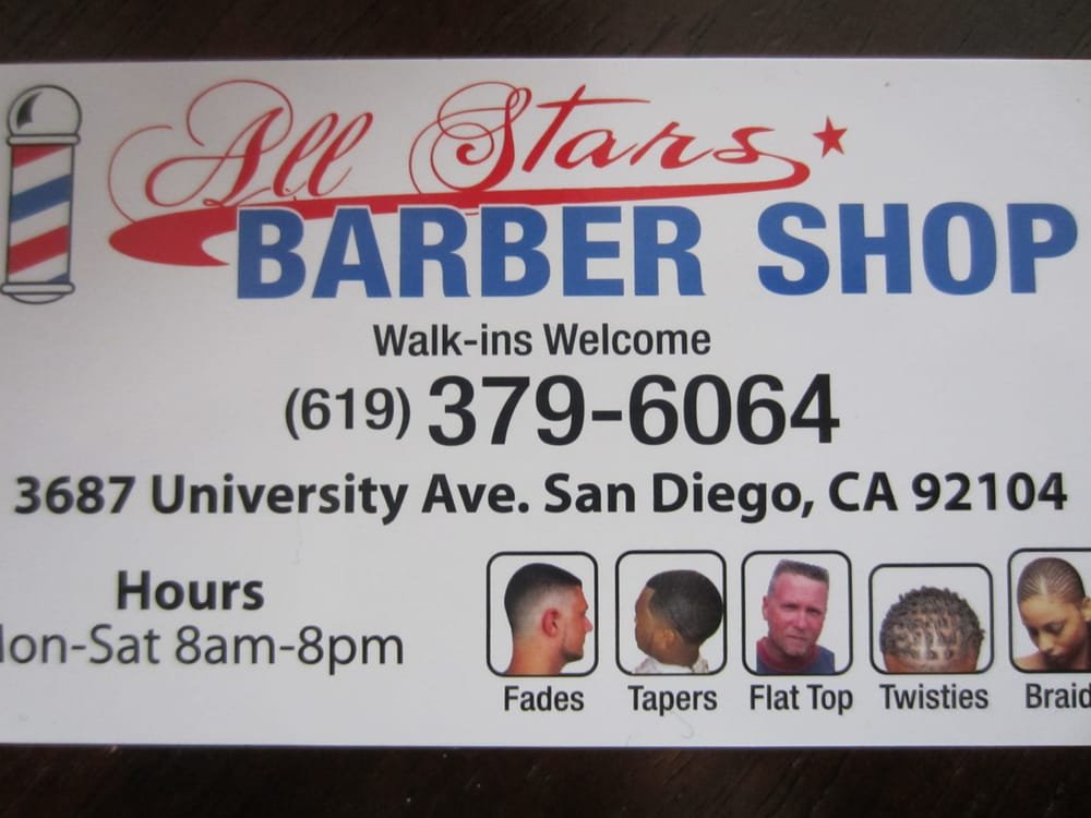 All Stars Barber Shop Logo