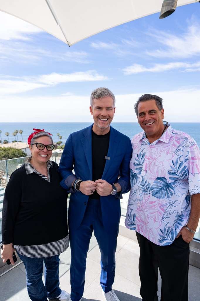 Scott Harden and Marcela Mendez with Ryan Serhant in La Jolla